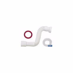 Tube Flexible Blanc 1 1/2 Ø40-50 300-720 mm Le tube flexible extensible blanc pour lavabo-bidet ou évier est une solution pra ...