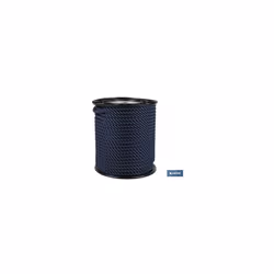 Enrouleur de ligne d'amarrage 8 mm 200 M Marine Ligne d'amarrage à 3 brins en multifilaments de polyester haute ténacité pré- ...