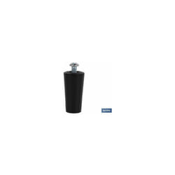 Bouchon aveugle 40 mm noir avec vis M-6