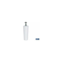 Bouchon aveugle 60 mm blanc avec vis M-6