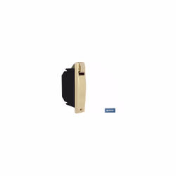 Collecteur de ruban aveugle compact Ivoire 18 mm Le collecteur aveugle avec boîtier d'encastrement compact est un produit de  ...