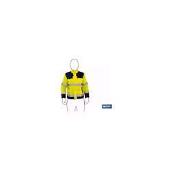 Veste Haute Visibilité Modèle Vega Jaune et Bleu Marine Taille XXL Veste haute visibilité conçue pour garantir la sécurité et ...