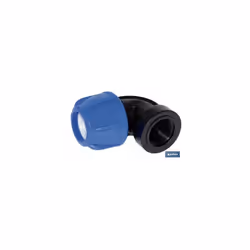 Coude 90° Filetage Femelle Pp Pn16 32 x 1 Le coude 90° avec filetage femelle BSP pour tuyaux en polyéthylène (PE) est idéal p ...