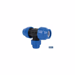 Description du produit : Le T Pp Réduit 90° Pn16 32 x 25 x 32 est une pièce clé pour les systèmes de conduction d'eau avec un ...