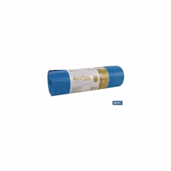 Sac poubelle parfumé auto-scellant 70 x 70 cm g.120 couleur bleu 10 unités 50l Les sacs poubelle parfumés auto-scellants en b ...