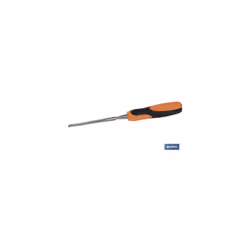 Burin manche bi-matière L-14 mm Le burin manche bi-matière 14 mm est un outil idéal pour les travaux de menuiserie, aussi bie ...