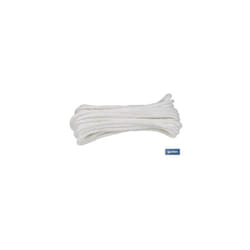 Cheveau de cordon polyester renforcé 5 mm 25 m blanc