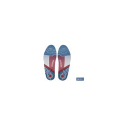 Semelles de protection pour empreinte en pronation (empreinte intérieure) Taille 42 en mousse bleue et polyuréthane