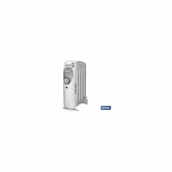 Le mini radiateur à huile blanc est parfait pour chauffer les petits espaces de manière efficace et sûre. D'un design compact ...