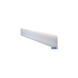 Rouleau de nappe lisse imperméable et antitache 140 cm x 20 m en vinyle gris et polyester