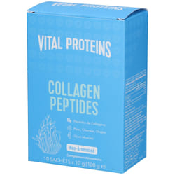 Vital Proteins Collagen Peptides Collagène Bovin en Poudre 10 sticks de 10g