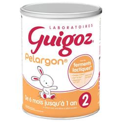 Guigoz Pelargon Lait 2ème Âge Dès 6 Mois Jusqu'à 1 An 780 g