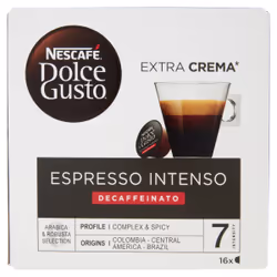 Nescafé Dolce Gusto Espresso Intenso Decaffeinato Capsule de café 16 pièce(s)