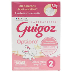 Guigoz Optipro 2 Dès 6 mois à 1 An 1,2 kg