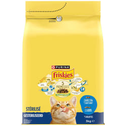 Purina - Croquettes chat sterilisé mélange de Saumon, Thon et Légumes 3KG