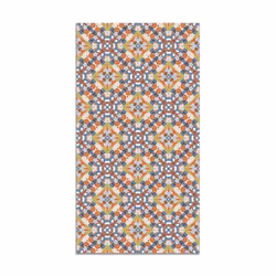 Tapis Vinyle Panorama Tuile Orientale Original 60x110 cm - Tapis pour Cuisine Bureau et Salon en PVC