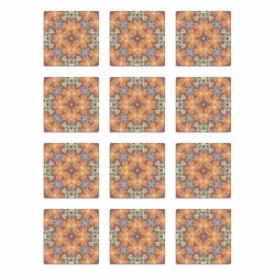 Panorama Stickers Carrelage Adhésif Cuisine - 72 Pièces de 10x10 cm Hydraulique Type Oriental Original - Adhésif en Vinyle Ca ...