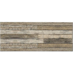 Panorama Crédence Adhésive Cuisine Texture du Bois Brun 60x100 cm - Crédence Adhésive pour Cuisine - Protege Mur Cuisine