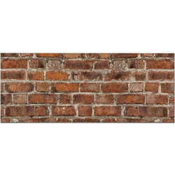 Panorama Crédence Adhésive Cuisine Brique 60x100 cm - Crédence Adhésive pour Cuisine - Protege Mur Cuisine