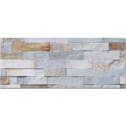 Panorama Crédence Adhésive Cuisine Brique Bleue 60x100 cm - Crédence Adhésive pour Cuisine - Protege Mur Cuisine