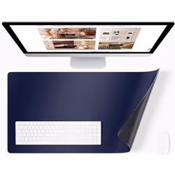 Panorama Tapis de Souris Bleu Marine 40x80 cm - Tapis de Souris - Tapis de Bureau - Protege Bureau - Desk Pad - Sous Main Bur ...