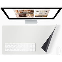 Panorama Tapis de Souris Blanc 40x80 cm - Tapis de Souris - Tapis de Bureau - Protege Bureau - Desk Pad - Sous Main Bureau