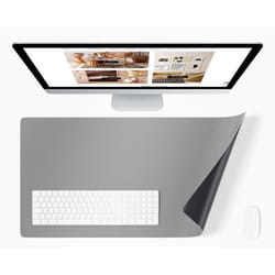 Panorama Tapis de Souris Gris Clair 40x80 cm - Tapis de Souris - Tapis de Bureau - Protege Bureau - Desk Pad - Sous Main Bureau