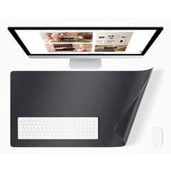 Panorama Tapis de Souris Gris Foncé 40x80 cm - Tapis de Souris - Tapis de Bureau - Protege Bureau - Desk Pad - Sous Main Bureau