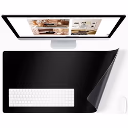 Panorama Tapis de Souris Le Noir 40x80 cm - Tapis de Souris - Tapis de Bureau - Protege Bureau - Desk Pad - Sous Main Bureau