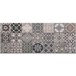 Panorama Crédence Adhésive Cuisine Hydraulique Gris 40x200 cm - Crédence Adhésive pour Cuisine - Protege Mur Cuisine