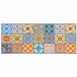Panorama Crédence Adhésive Cuisine Hydraulique Multicolore 40x300 cm - Crédence Adhésive pour Cuisine - Protege Mur Cuisine
