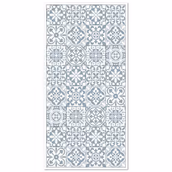 Tapis Vinyle - Panorama - Triana - Carreaux Ciments - Bleu - 120x160 cm