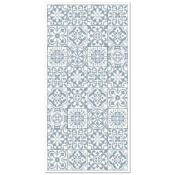 Tapis Vinyle - Panorama - Triana - Carreaux Ciments - Bleu - 120x160 cm
