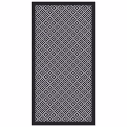 Tapis Extérieur - Panorama - Inca - Noir - 60x200 cm - Vinyle pour Balcon et Jardin