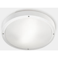 LedsC4 Plafonnier Ip66 Basic Led 21.4W Sw 2700-3200-4000K On-Off Gris Urbain 2606Lm