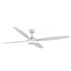 Leds-c4 - LedsC4 Ventilateur du Plafond Kudari Blanc Bois Blond Blanc