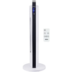 Kekai - Chauffage Céramique Pivotant 2000W Tour Touch Screen 31x31x89 cm avec Télécommande Incluse