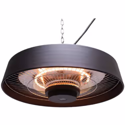 Chauffage électrique infrarouge suspendu pour l'intérieur et l'extérieur . Vous pouvez en profiter sur la terrasse à tout mom ...