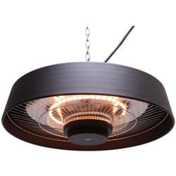 Chauffage Électrique Infrarouge Halogène 2000W Int. et Ext. Kekai Top Design Suspendu 48,5x48,5x21,6cm Télécommande