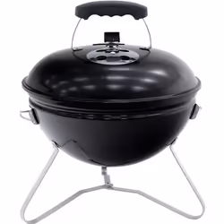Barbecue de Table au Charbon de Bois Kekai Tahoe 37x37x44 cm Verrou de Couvercle avec Système de Transport Couleur Noir