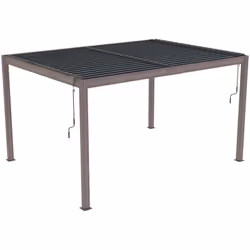 Profitez au maximum de votre jardin avec la pergola bioclimatique Hampshire de Gardiun ! Vous pourrez profiter de ses 12 m² t ...