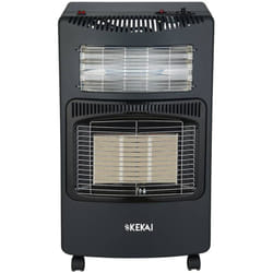Kekai - Poêle à Gaz Électrique Hybrid New Slim 42x33x73 cm 4200 w Surface Électrique 1260 w 3 Niveaux de Chaleur