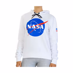 Nasa Femme Sweats a capuche Regular fit   manches longues Blanc