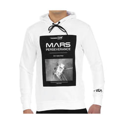Nasa Homme Sweats a capuche    Blanc