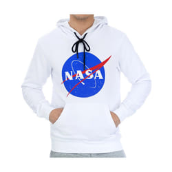 Nasa Homme Sweats a capuche Regular fit   manches longues Blanc