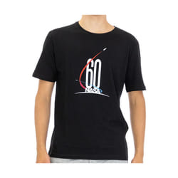 Nasa Homme T-Shirt Slim Fit  Manches courtes Noir