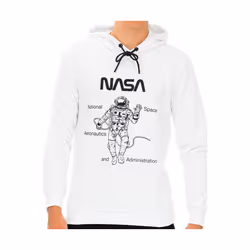 Nasa Homme Sweats a capuche Regular fit   manches longues Blanc