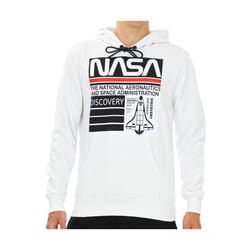 Nasa Homme Sweats a capuche Regular fit   manches longues Blanc