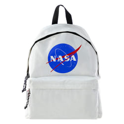 Nasa Homme Sac a dos Logo Nasa Vintage    Blanc