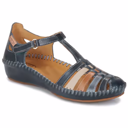 Sandales Femme - PIKOLINOS - P. Vallarta 655-0843C1 - Bleu - Boucle de serrage - Cuir